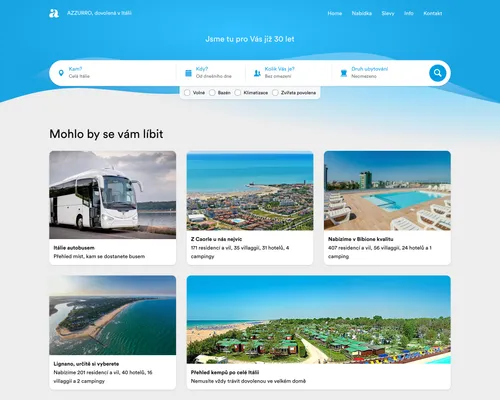 Travel Portal Azzurro